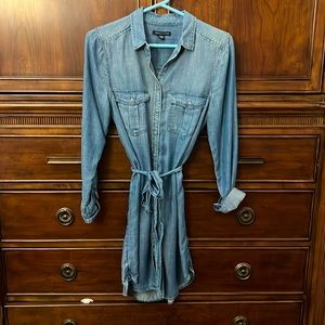 American Eagle chambray shirt dress